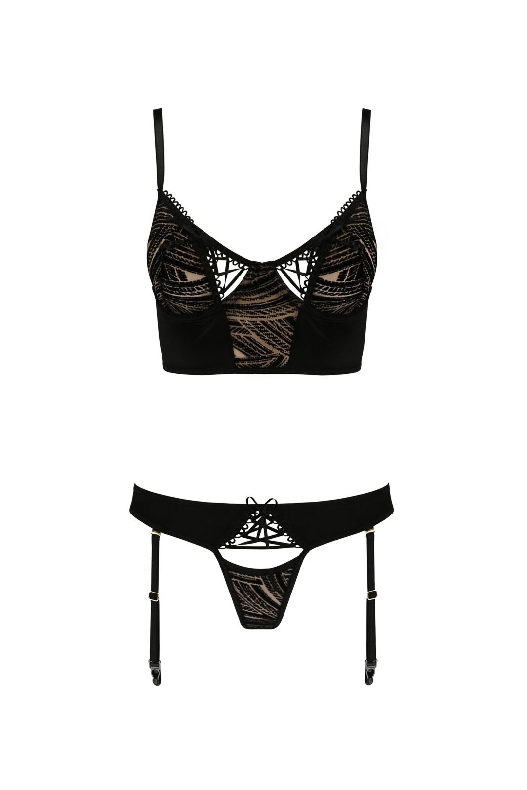 Komplet bielizny - LARA SET black
