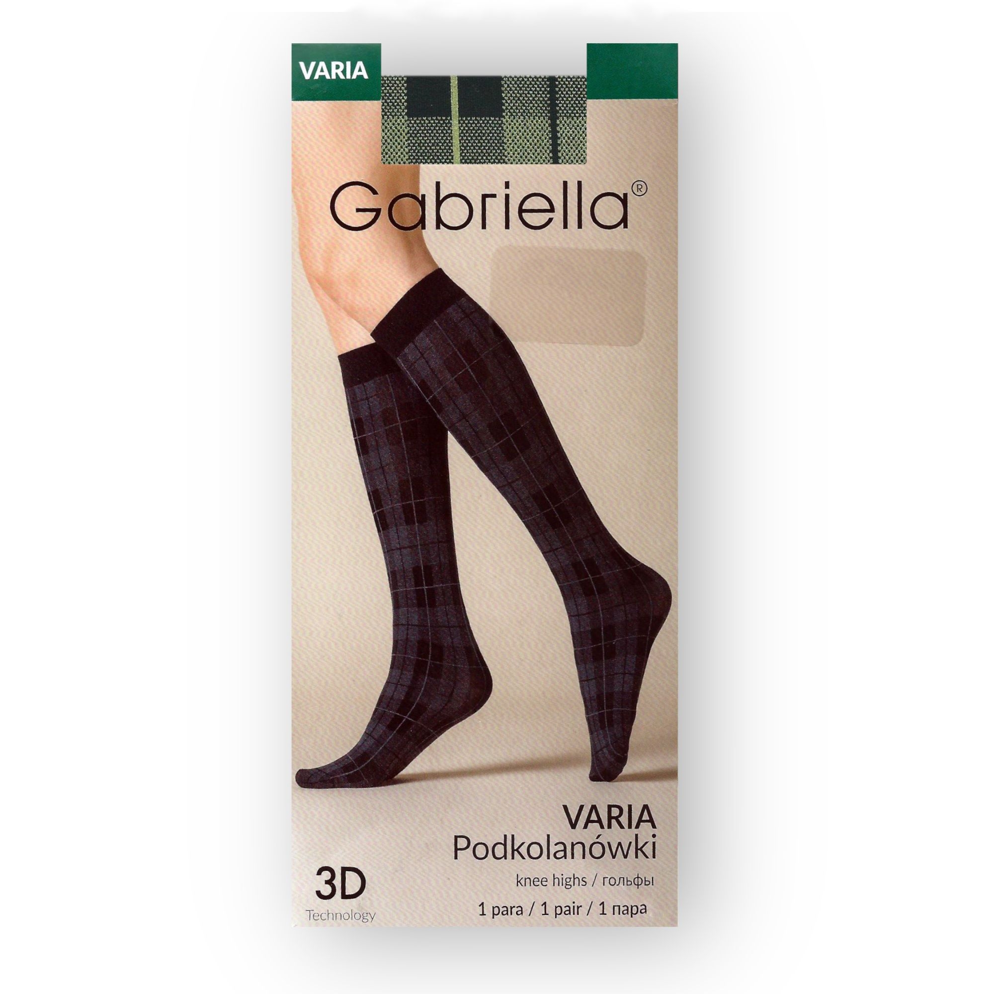 Podkolanówki Varia 522 canarinio