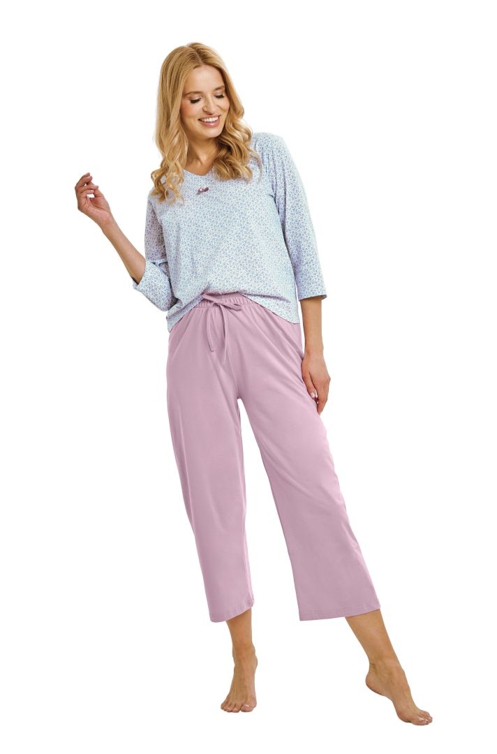 Piama damska Debora 3448 01 biaa