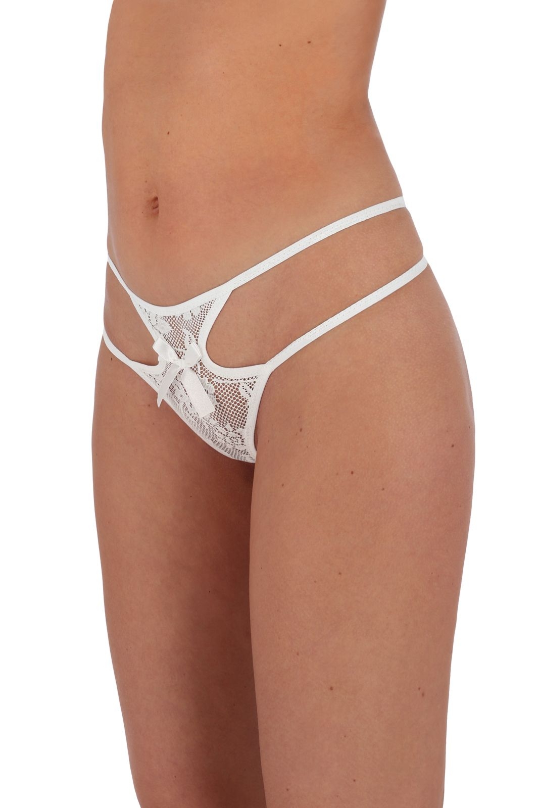 Stringi damskie - ROSCA THONG white