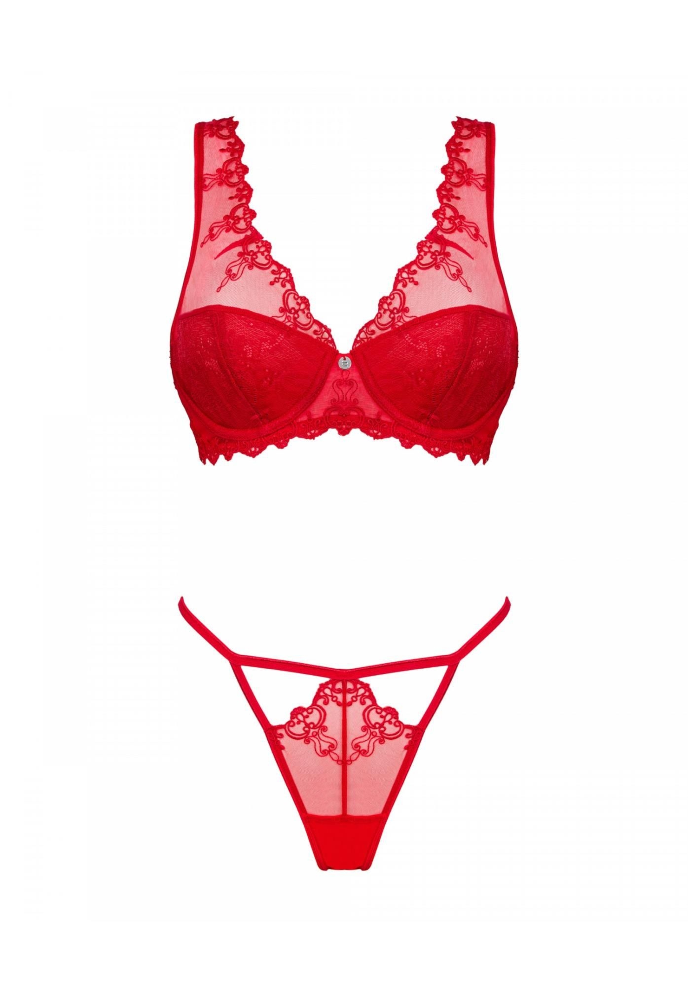 Lonesia komplet 2-cz�ciowy czerwony