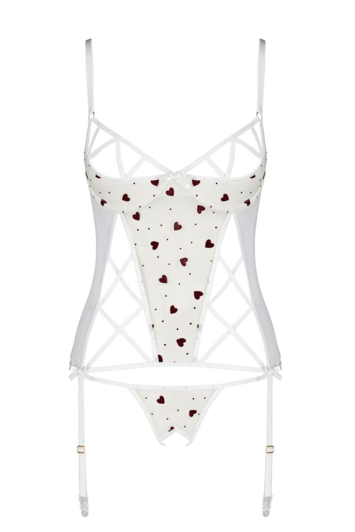 LOVELIA CORSET white XXL/XXXL