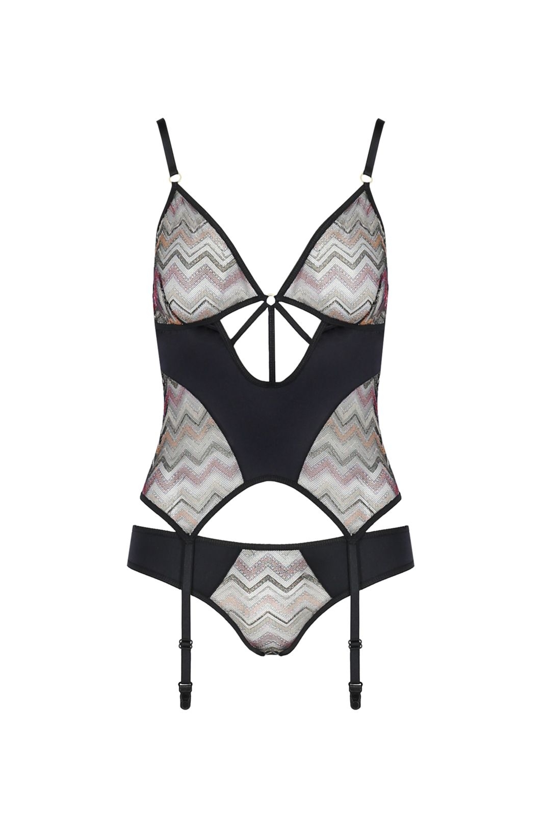 Top gorsetowy - LAGERTA CORSET black