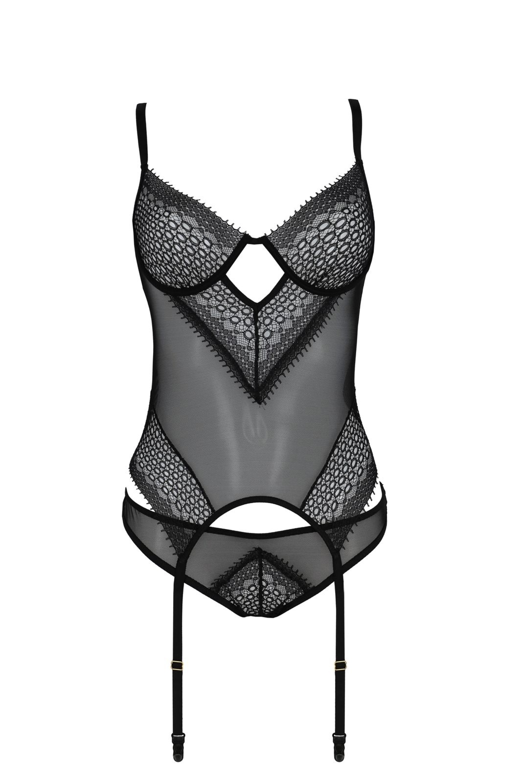 Top gorsetowy - DENERYS CORSET black