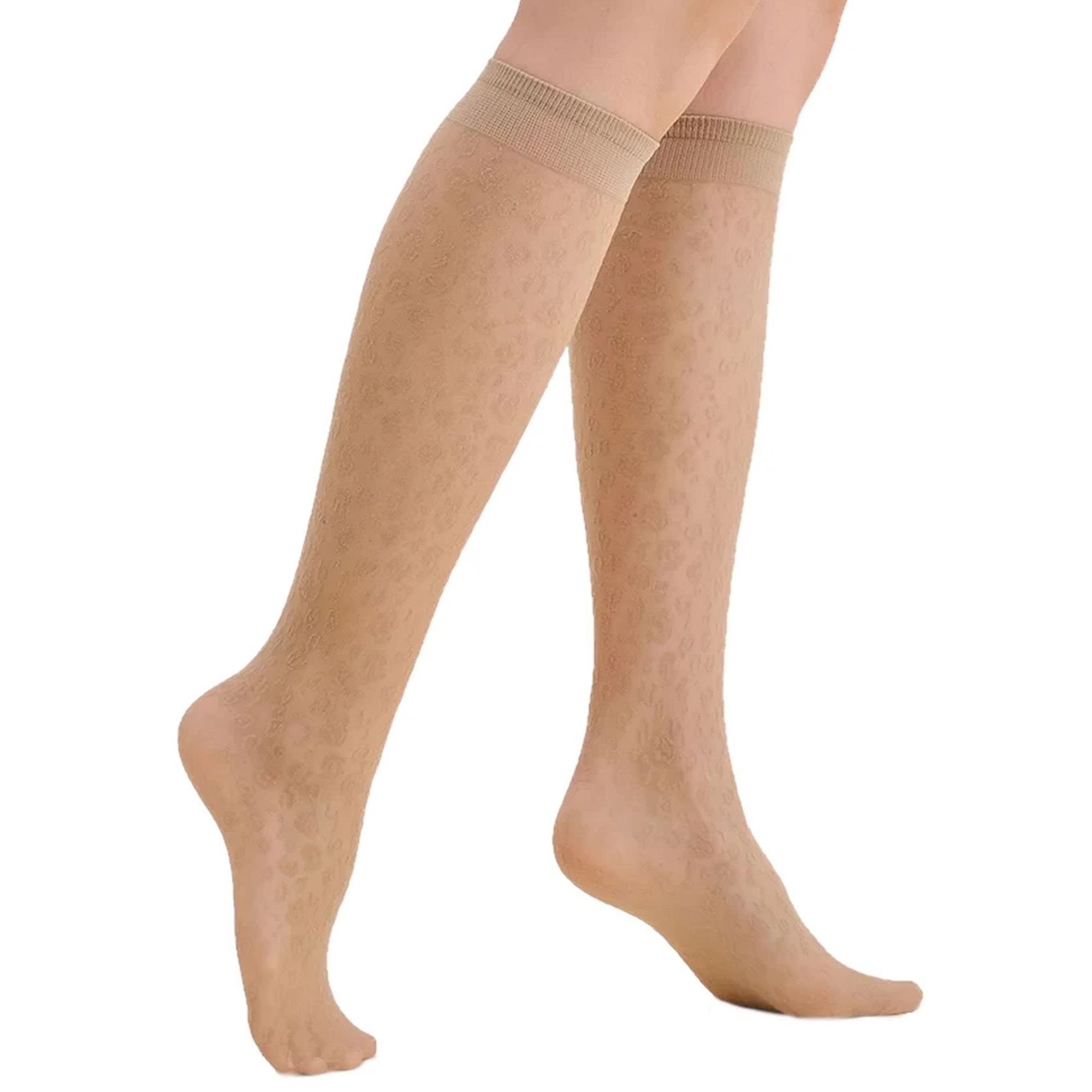 Podkolanówki Esma 575 beige