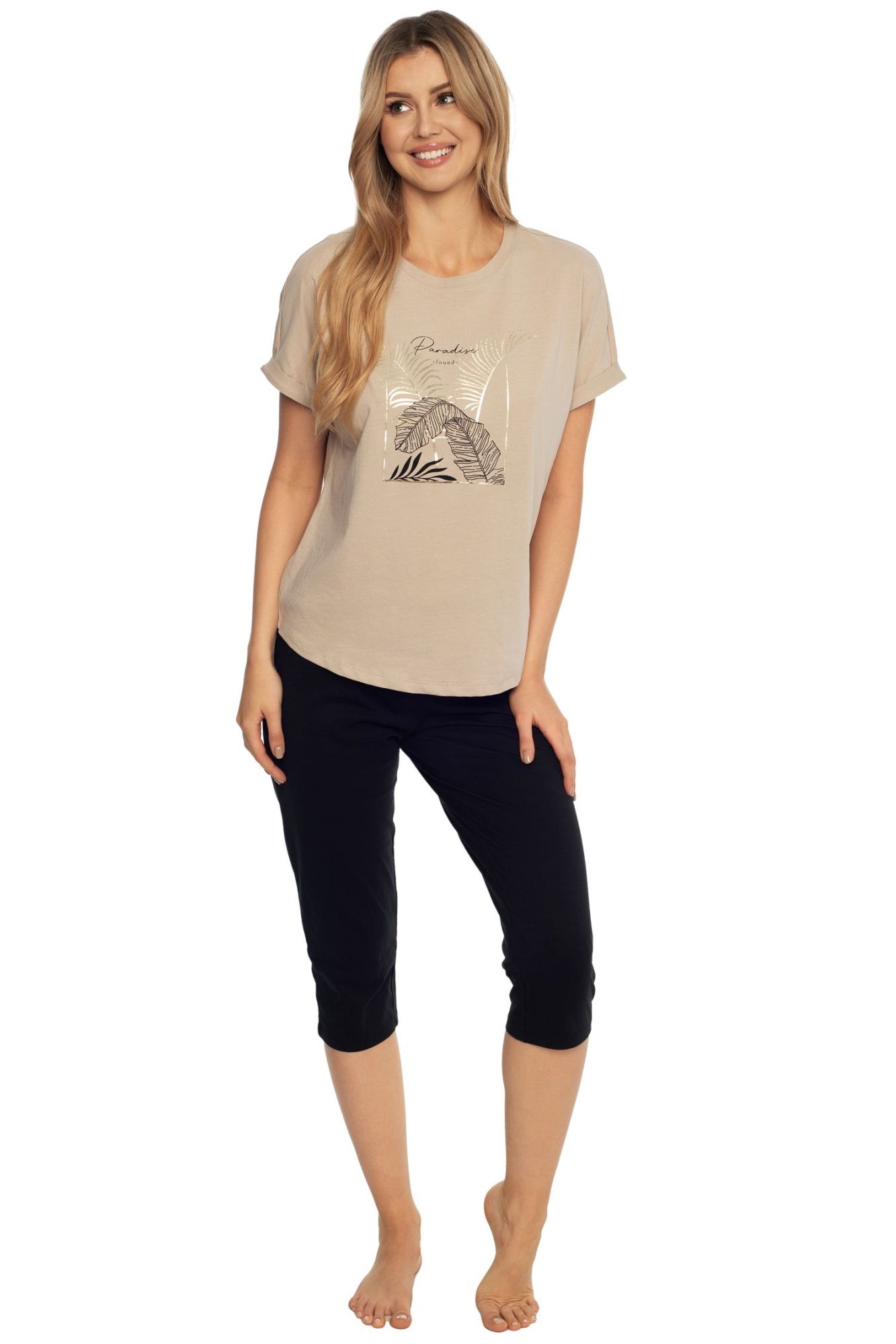 Piżama Apparel 41311 brązowa