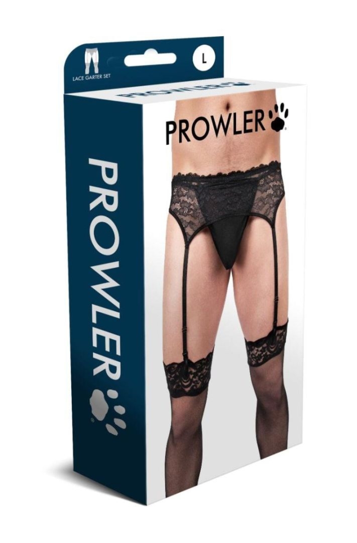 Prowler Lace Garter Set Small
