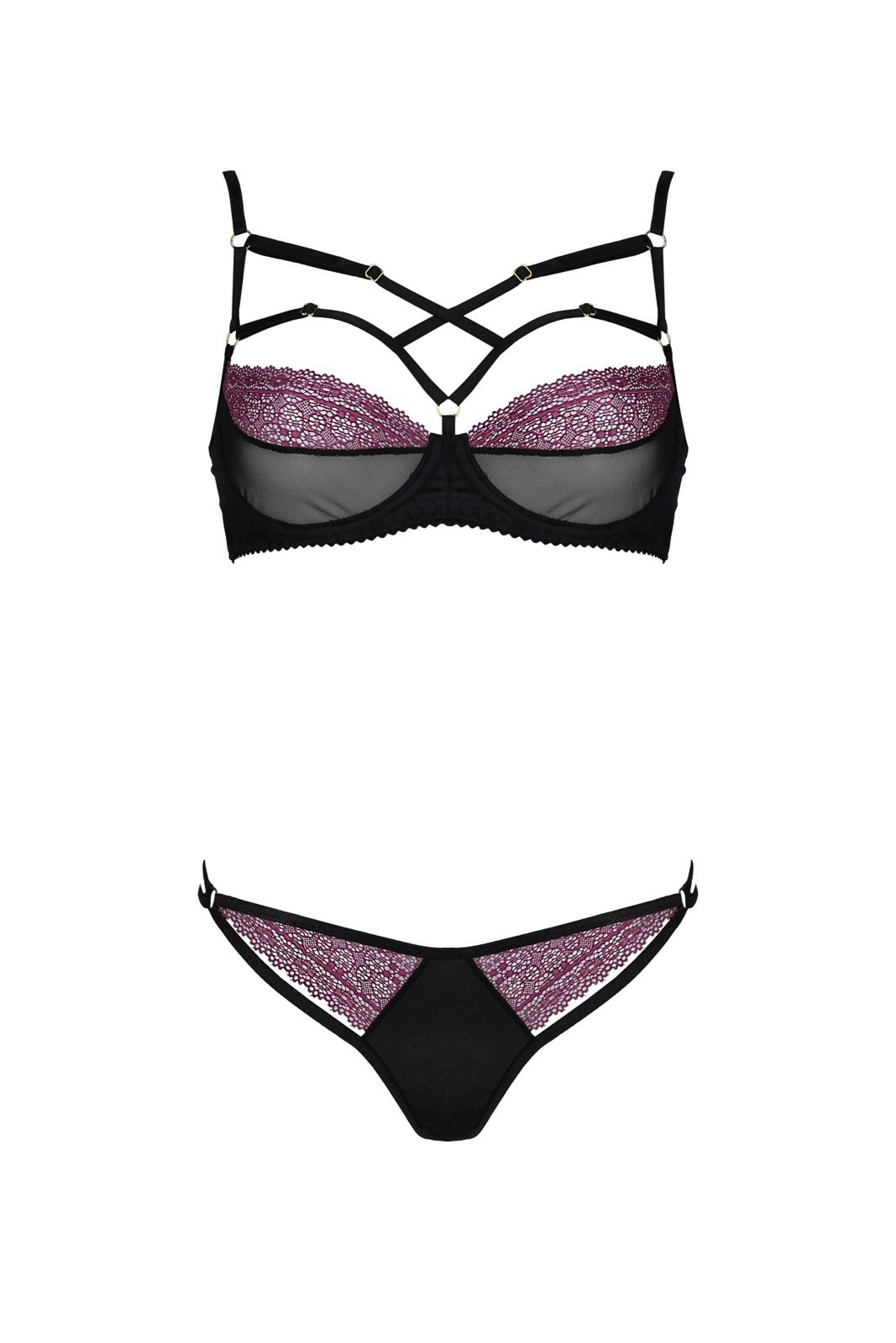 Komplet bielizny - LILI SET black