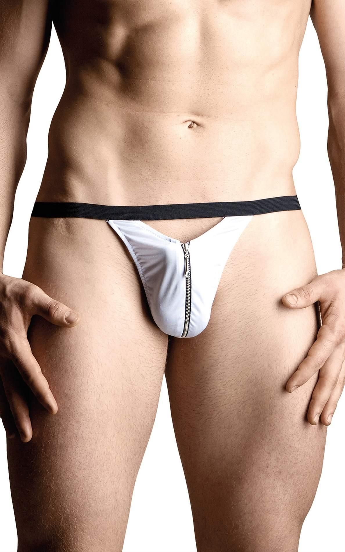 Mens thongs 4497 - white S/L