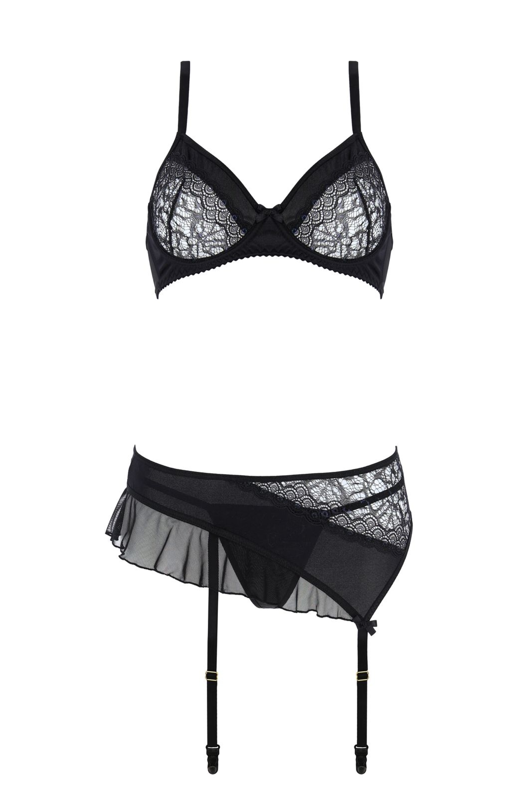 Komplet bielizny - KITASANA SET black