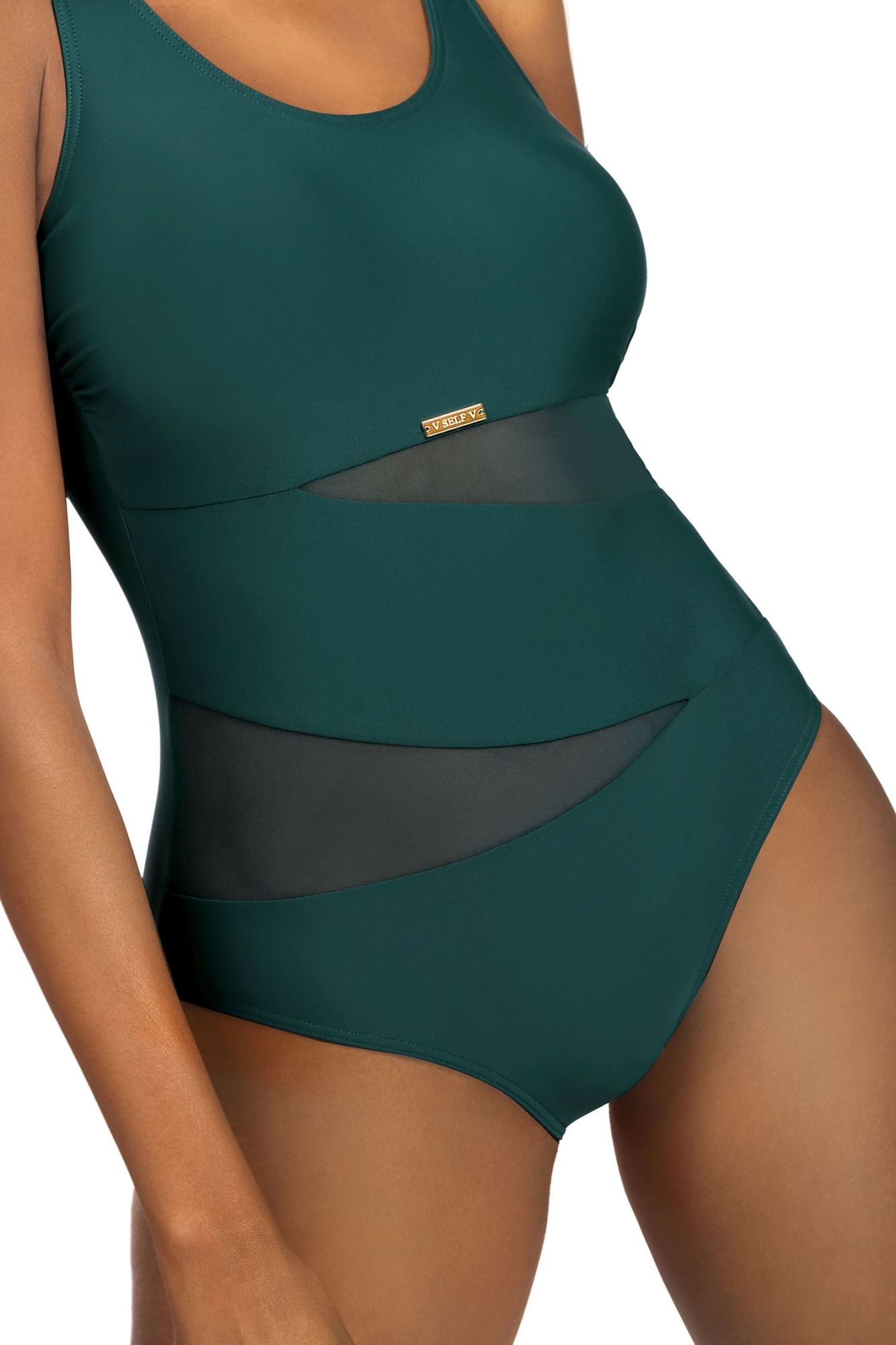 Strój kąpielowy skj Fashion sport S36 7 zielony