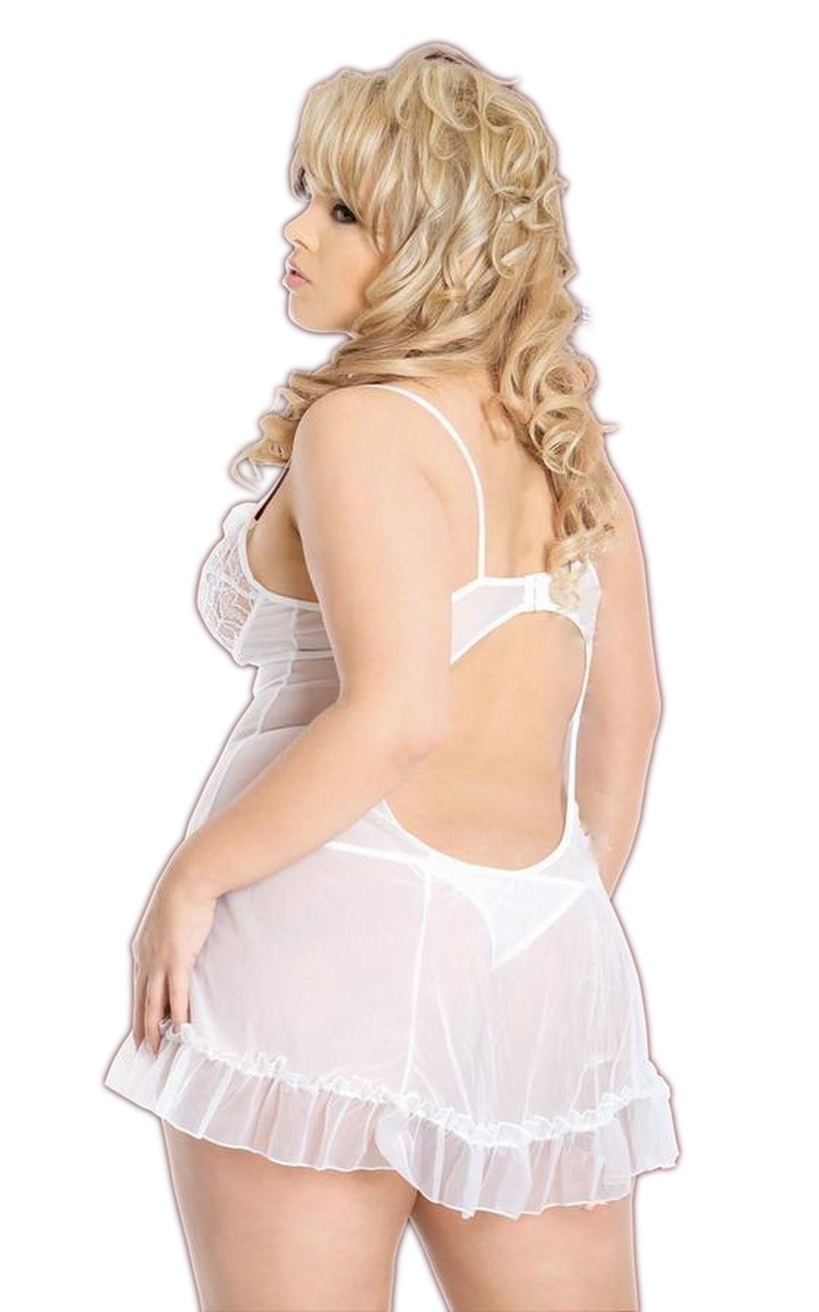Lulu - Plus Size - white XL