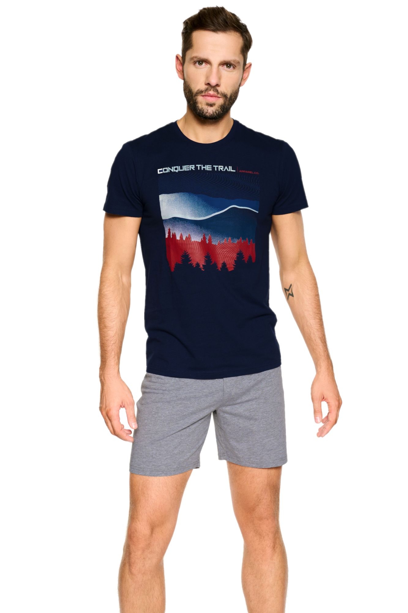Piżama Nature 39907 granatowa