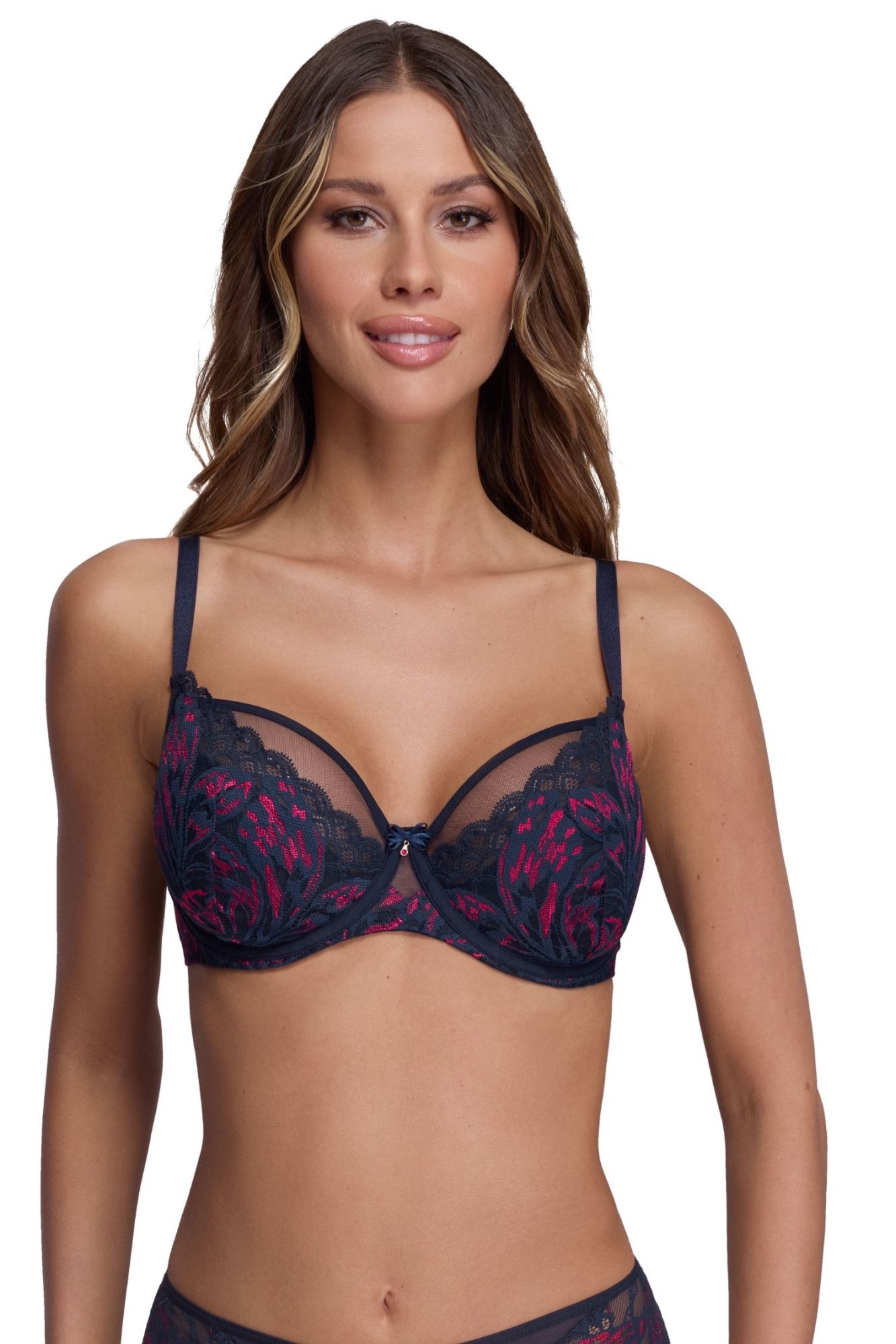 Biustonosz soft Sensation 2183 navy plus