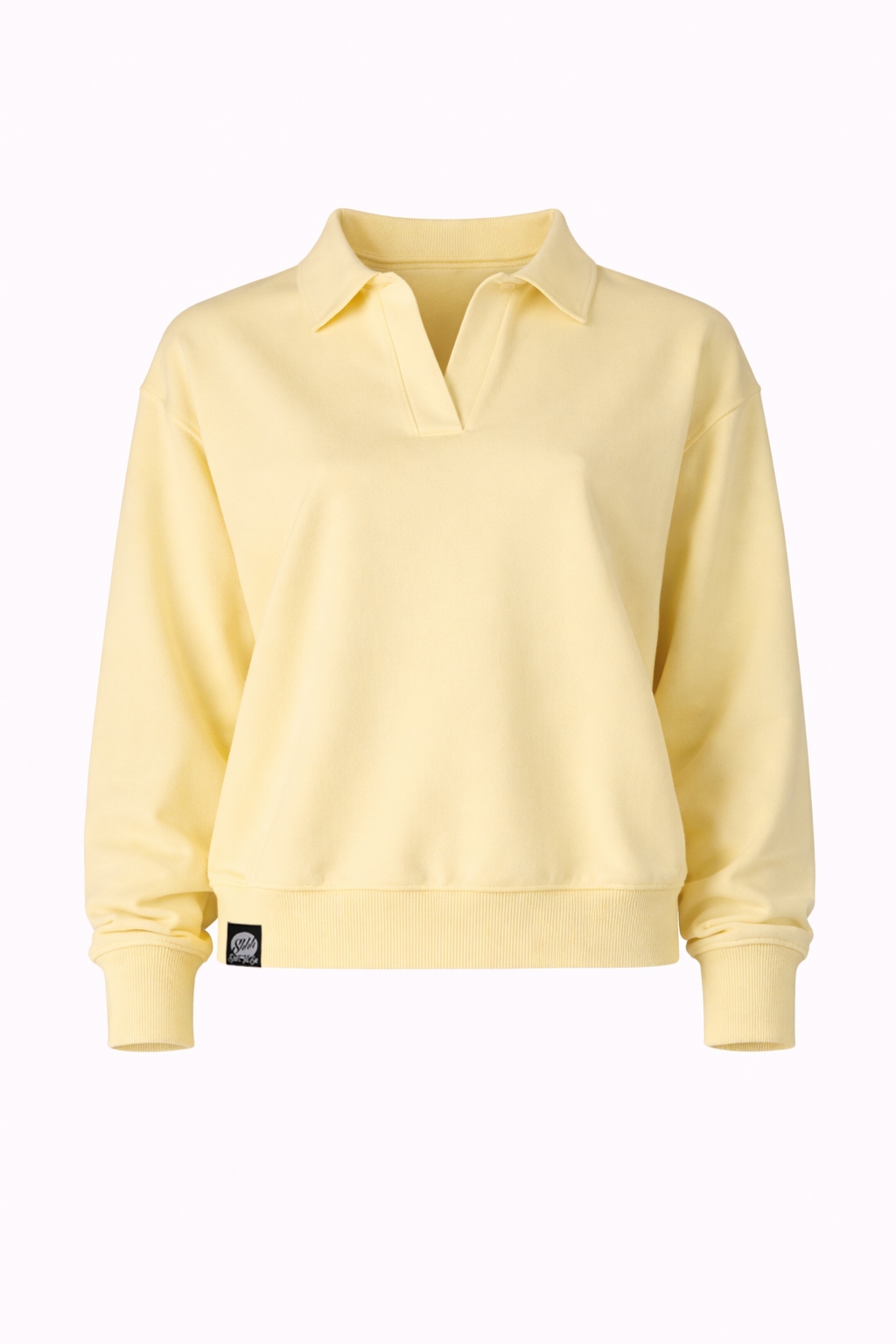 Bluza z ko�nierzykiem - HOODIE 4 yellow