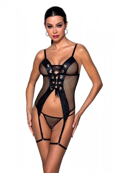 BETH CORSET Czarny gorset