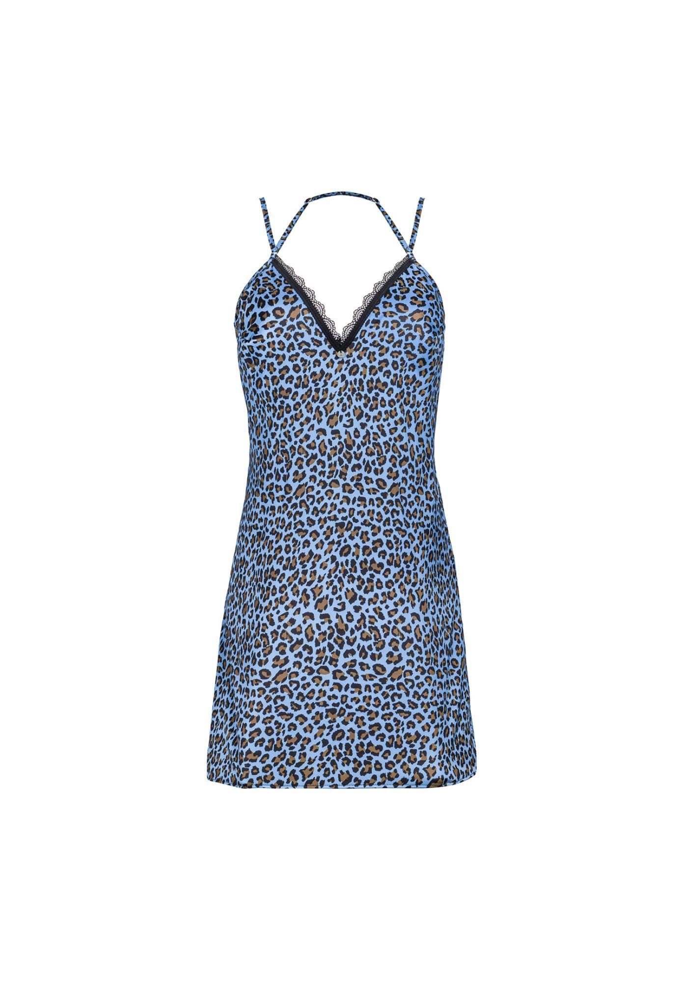 Nadines koszulka i stringi niebieska