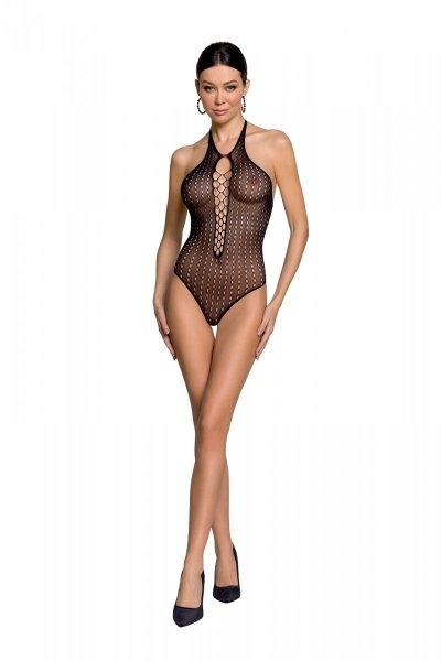 BS088 Bodystocking Czarny