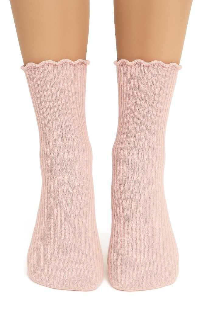 Skarpetki Nana 577 pink/silver