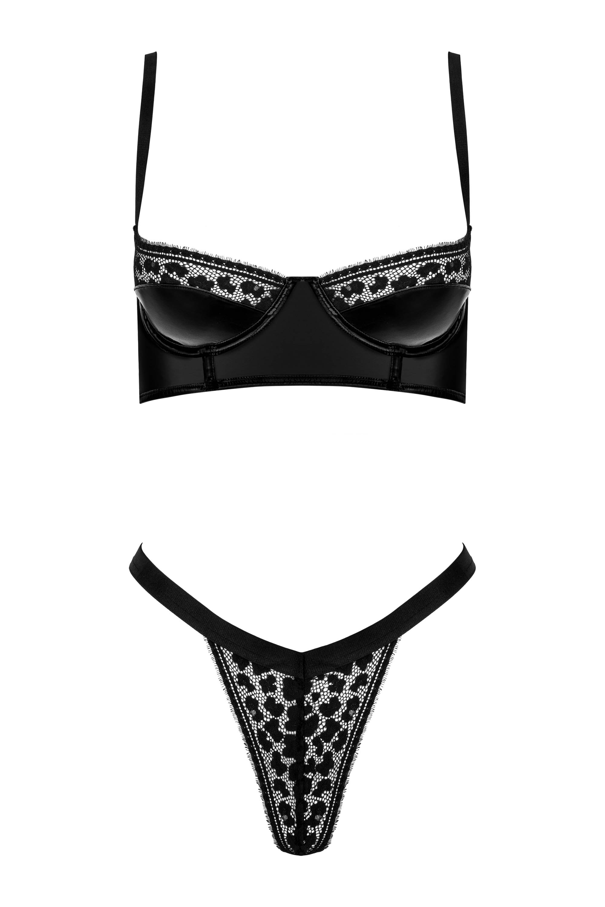 Komplet damski - TP100 2pcs set black