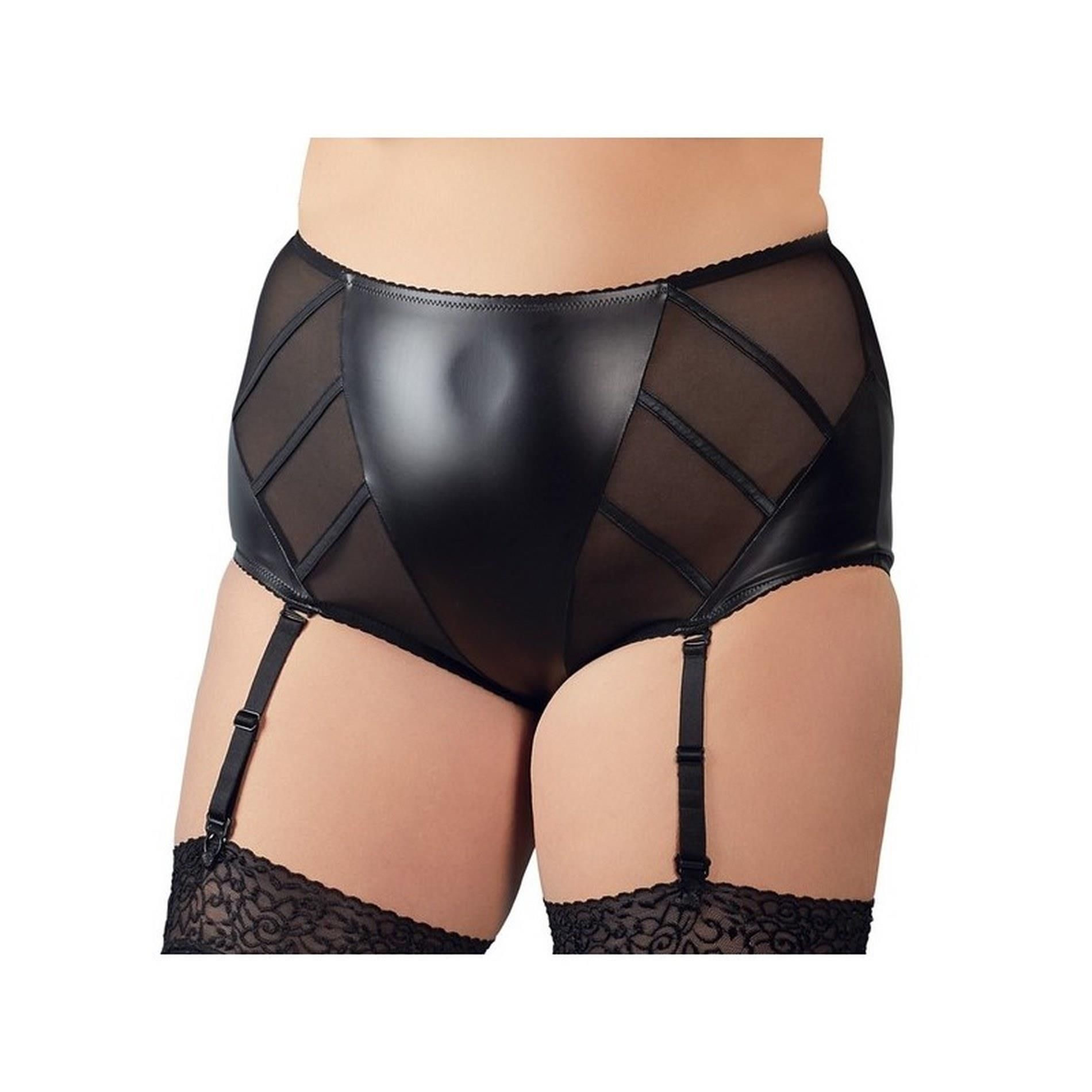 2310716 Briefs with Suspenders - black {} 2XL