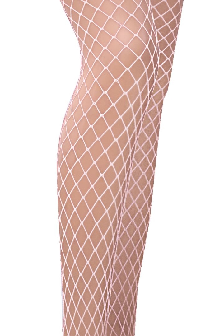 Rajstopy - TI019 bianco 5 (fishnet)