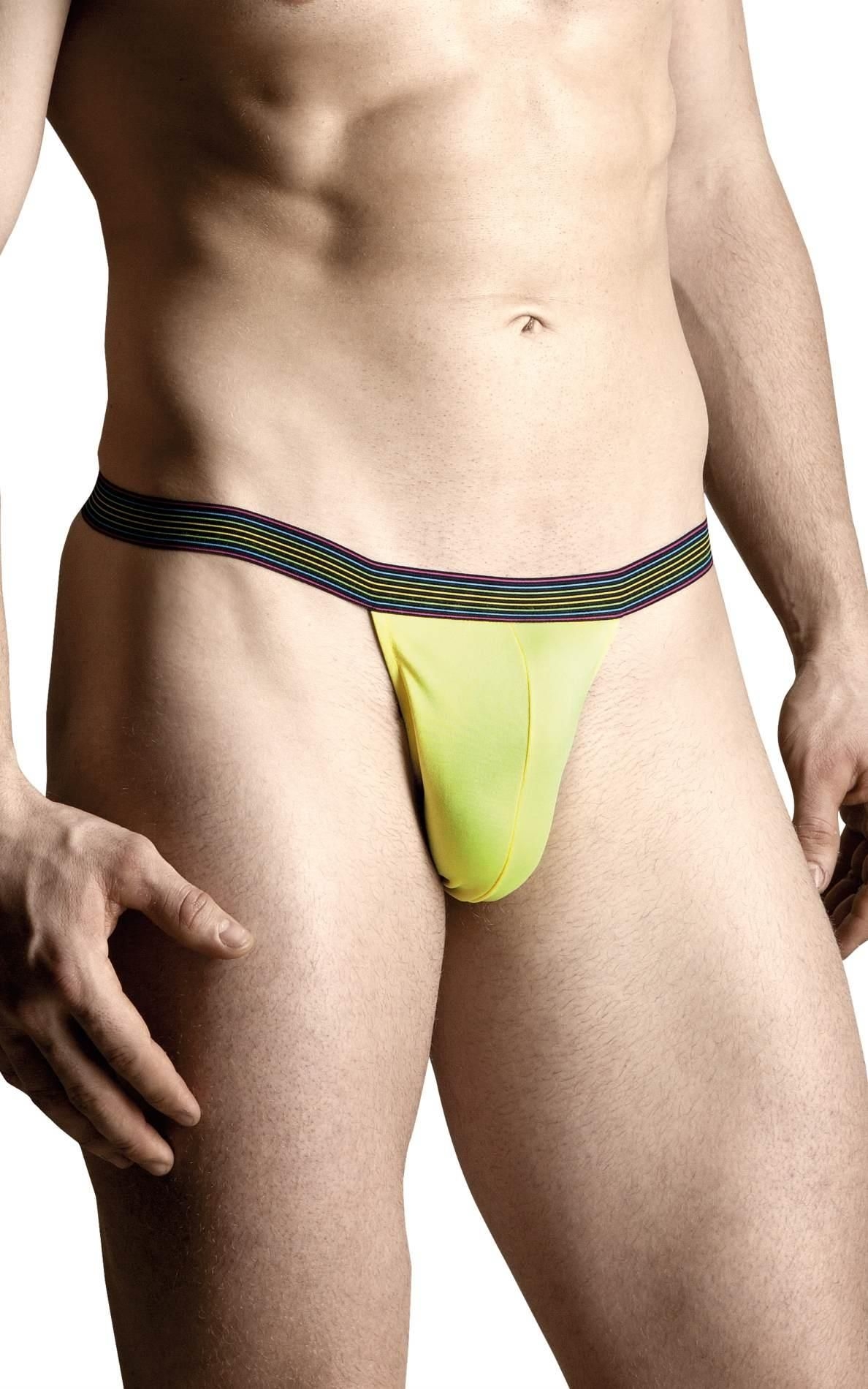 Mens thongs 4496 - yellow