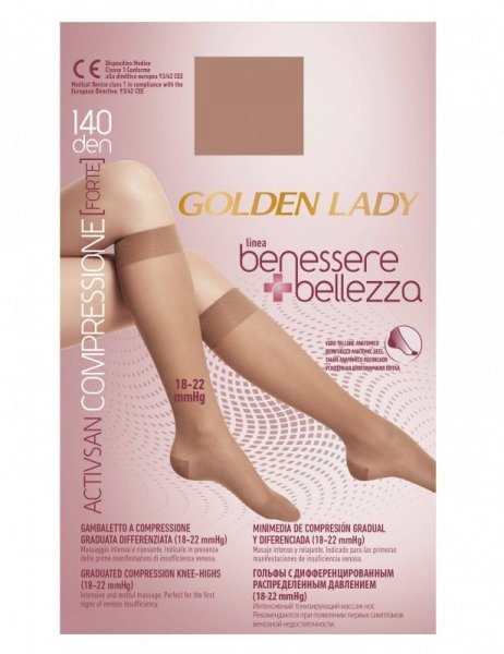 Podkolanwki Golden Lady Benessere & Bellezza 140 den