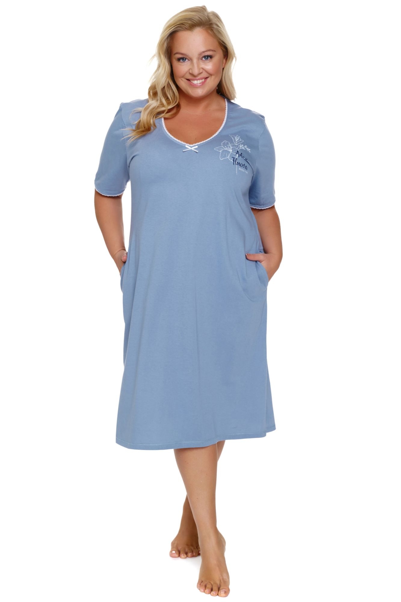 Koszula nocna TB 7263 sky blue