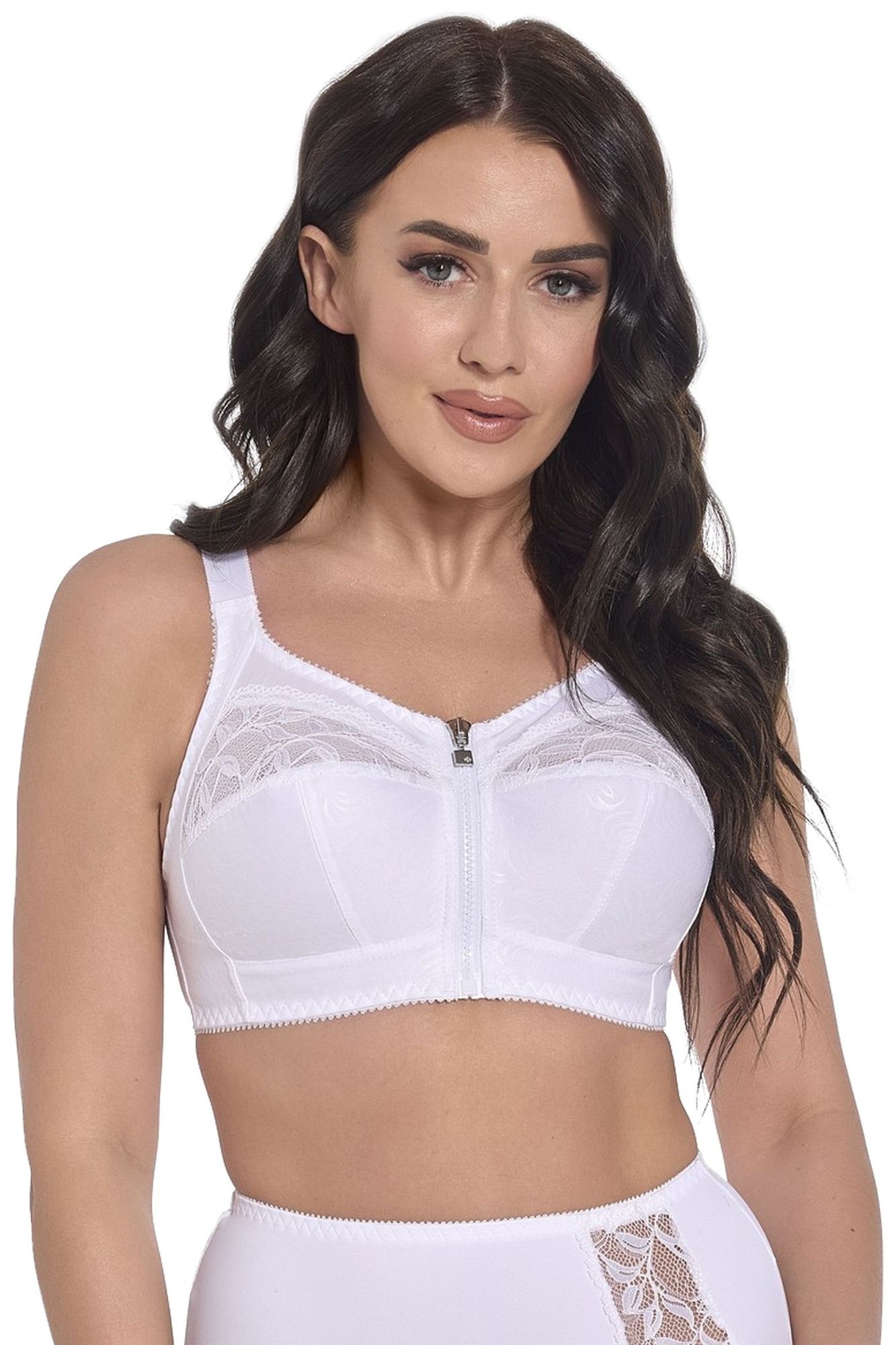 Biustonosz soft Zuza 586 perłowa biel