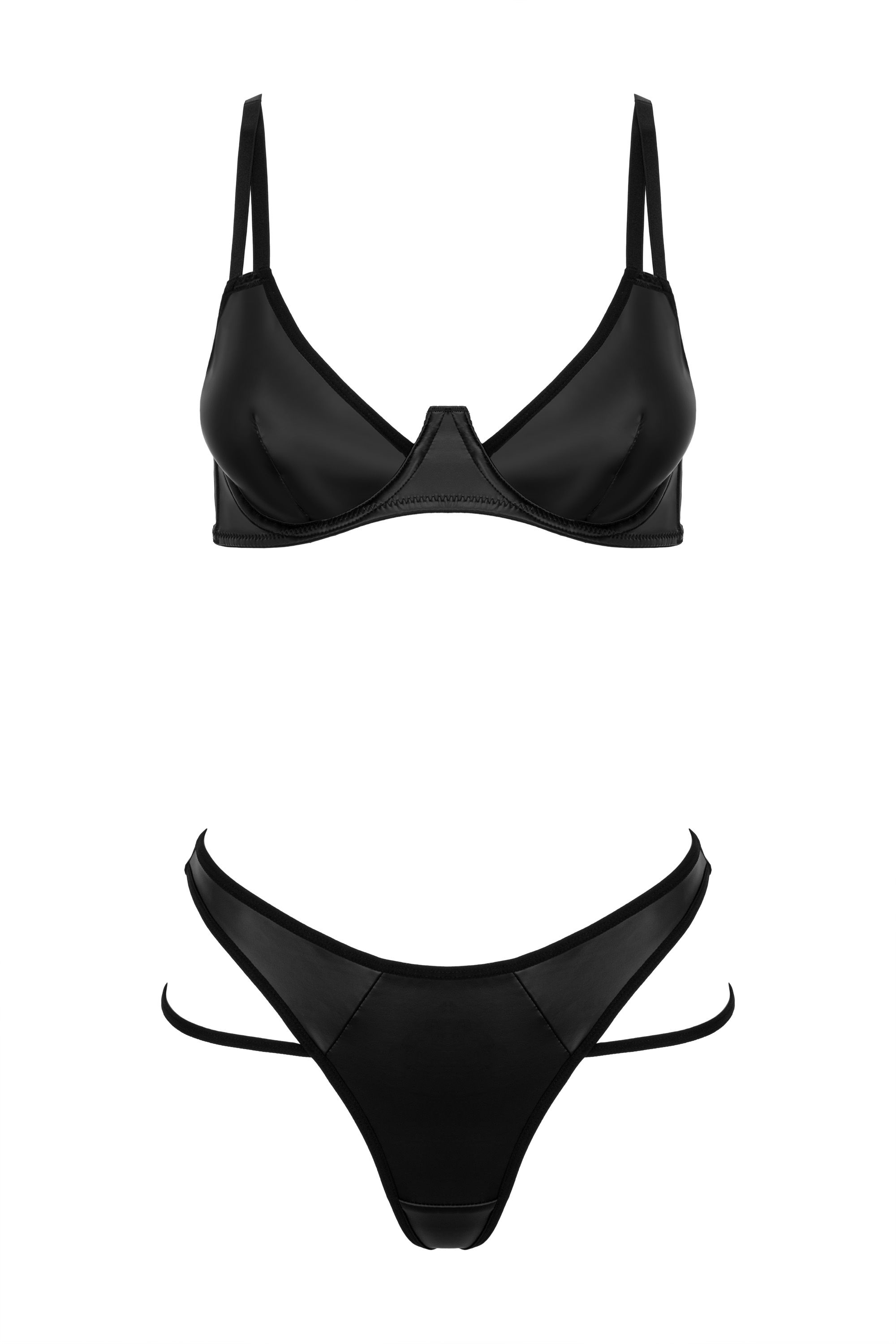 Komplet bielizny - Blackelia 2pcs set black