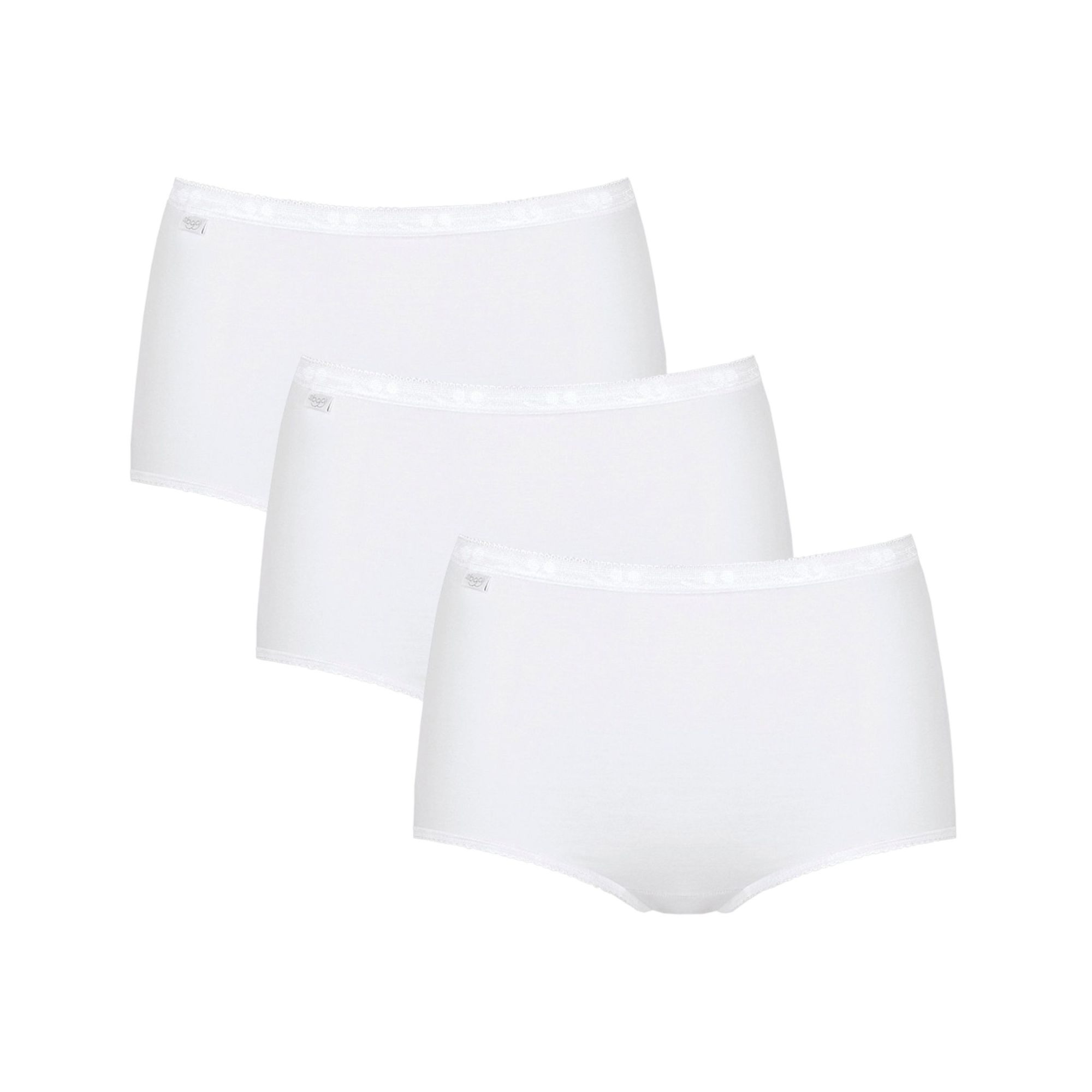 Figi Basic Maxi 3-pak białe