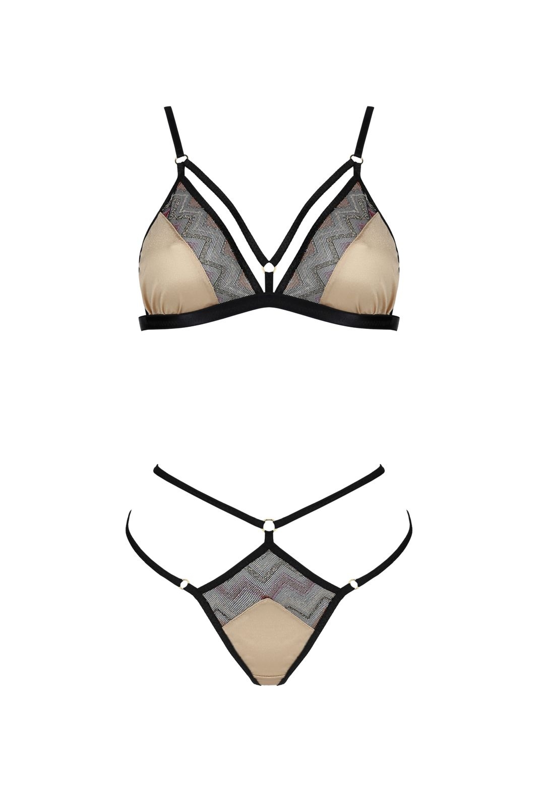 Komplet bielizny - INDILA SET gold