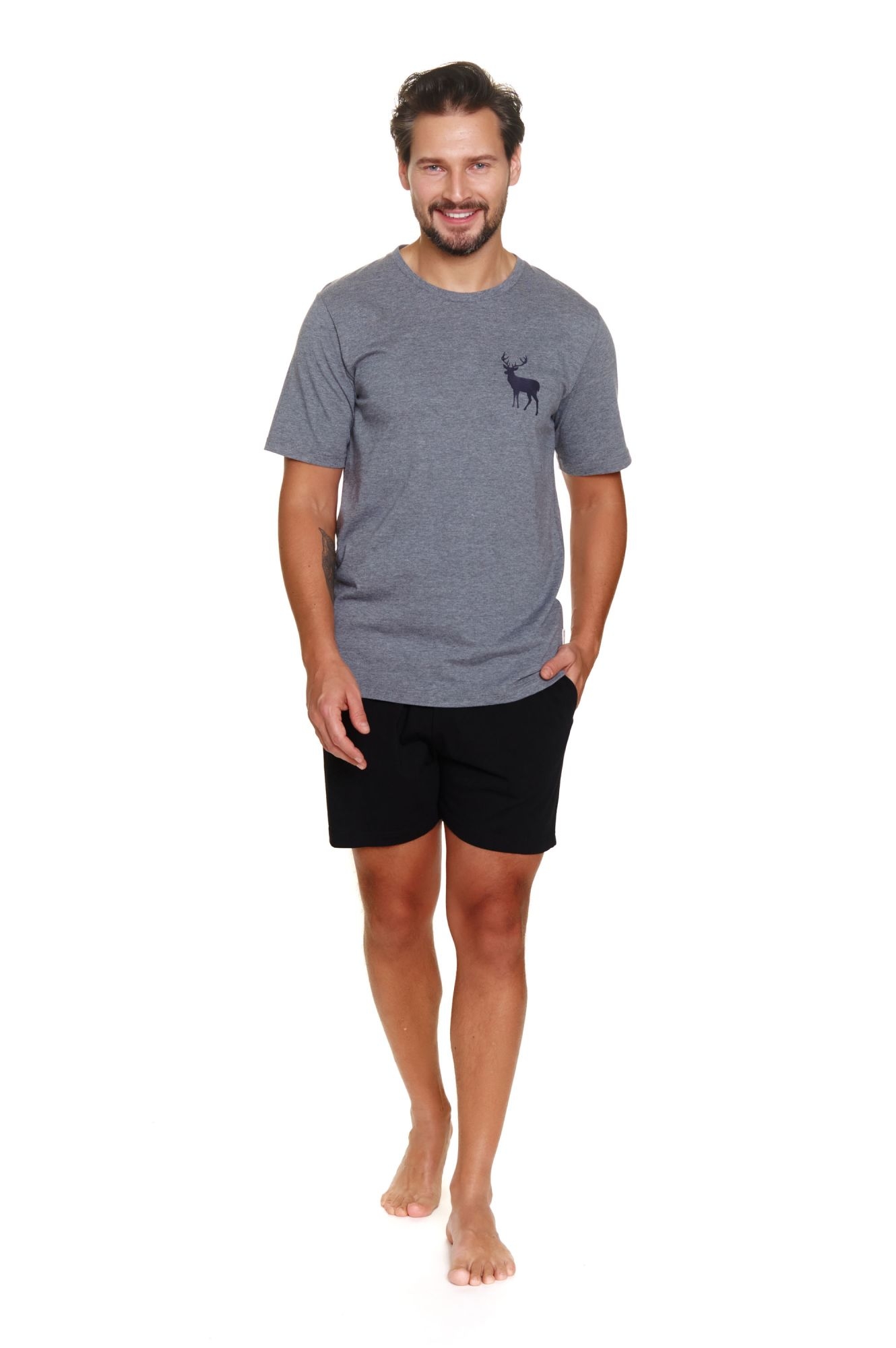 Piżama męska PMB 7235 dark grey