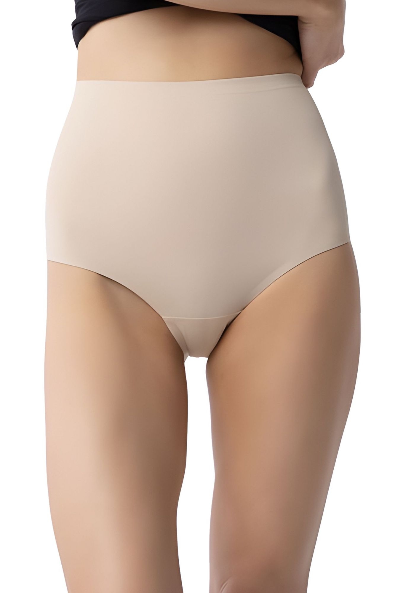 Figi Amber maxi high beżowe