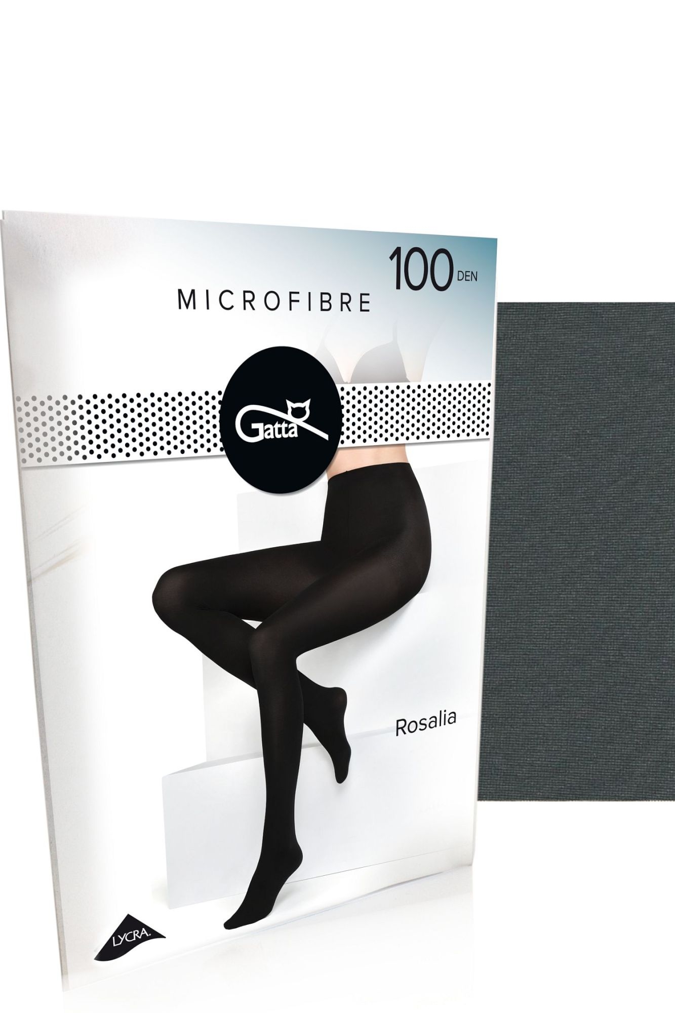 Rajstopy Rosalia microfibre 100 den grafitowe