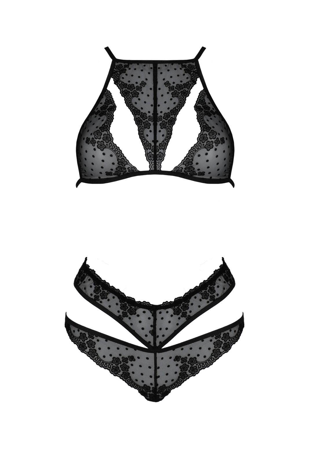 Komplet bielizny - SERIENNA SET black