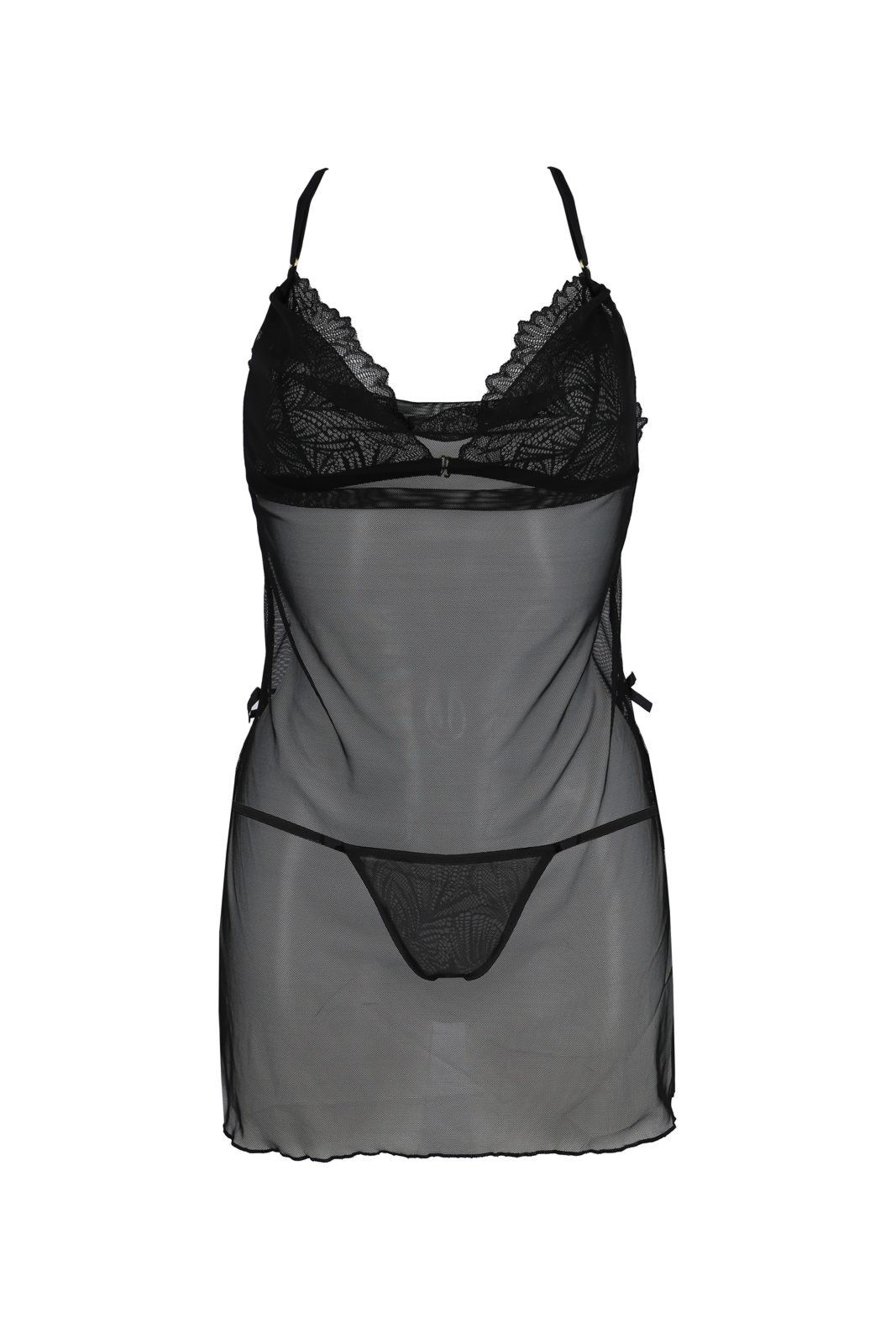 Koszulka damska nocna - DELIENA CHEMISE black