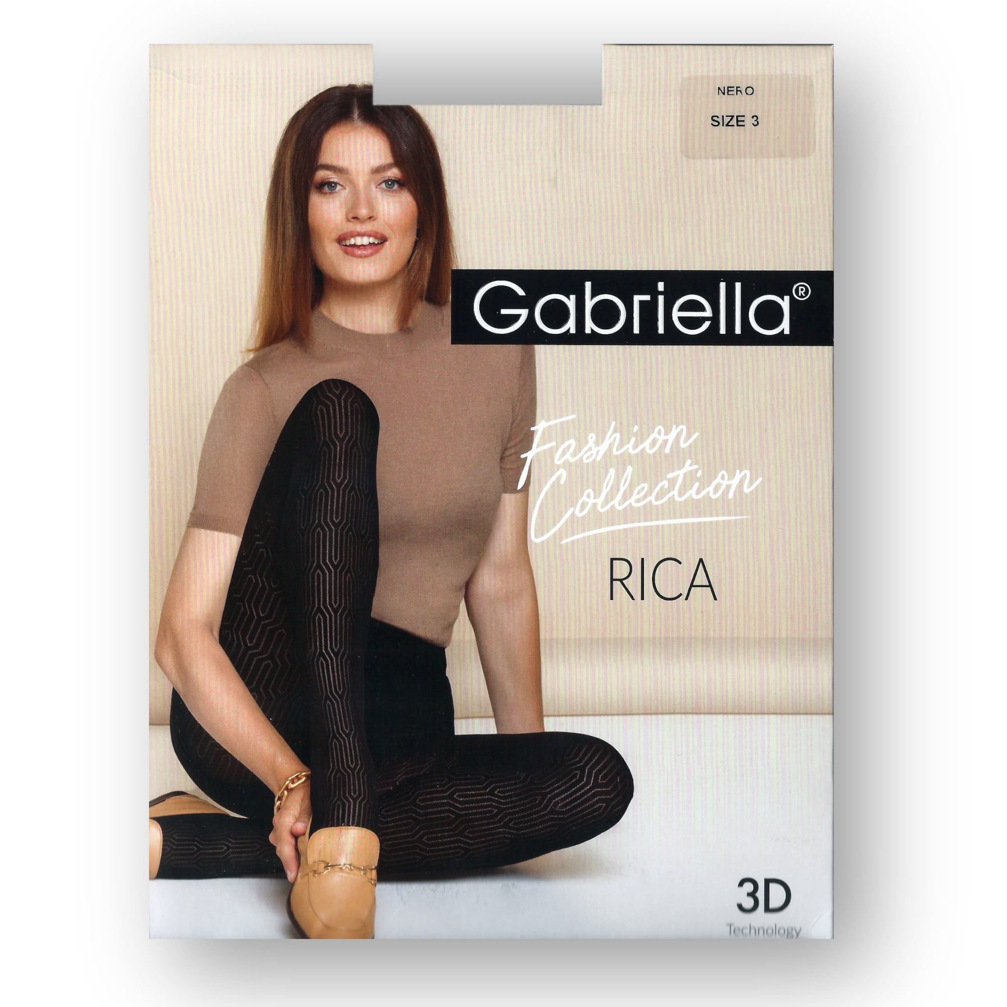 Rajstopy 484 Rica nero