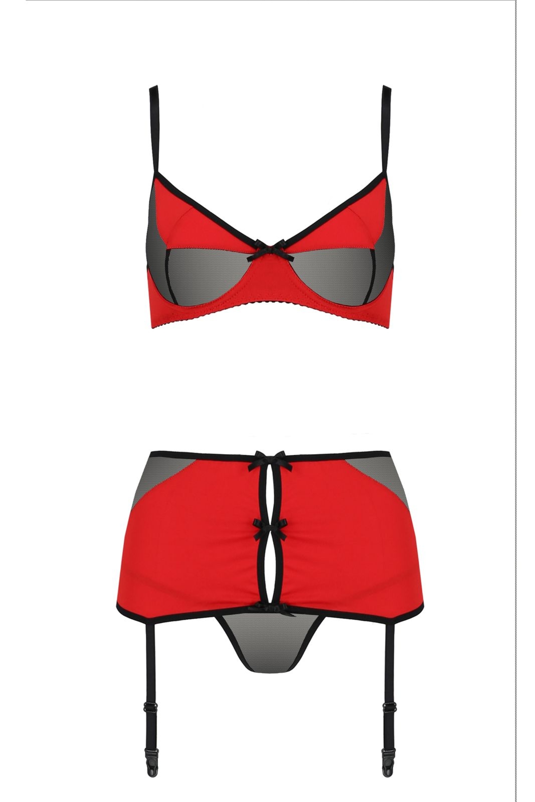 Komplet bielizny - SANDRA SET red