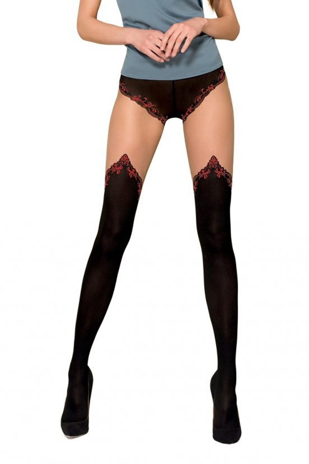 Rajstopy - TI102 red
