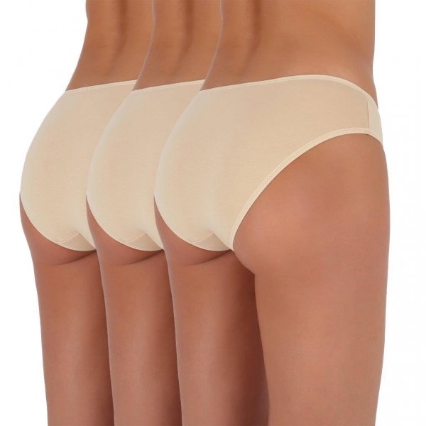 BASIC PANTIES 001 beige - 3 pack