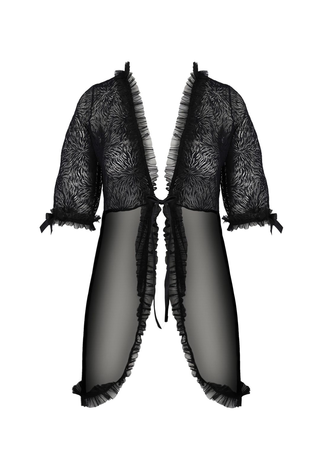 Szlafrok SELAGINELLA PEIGNOIR black