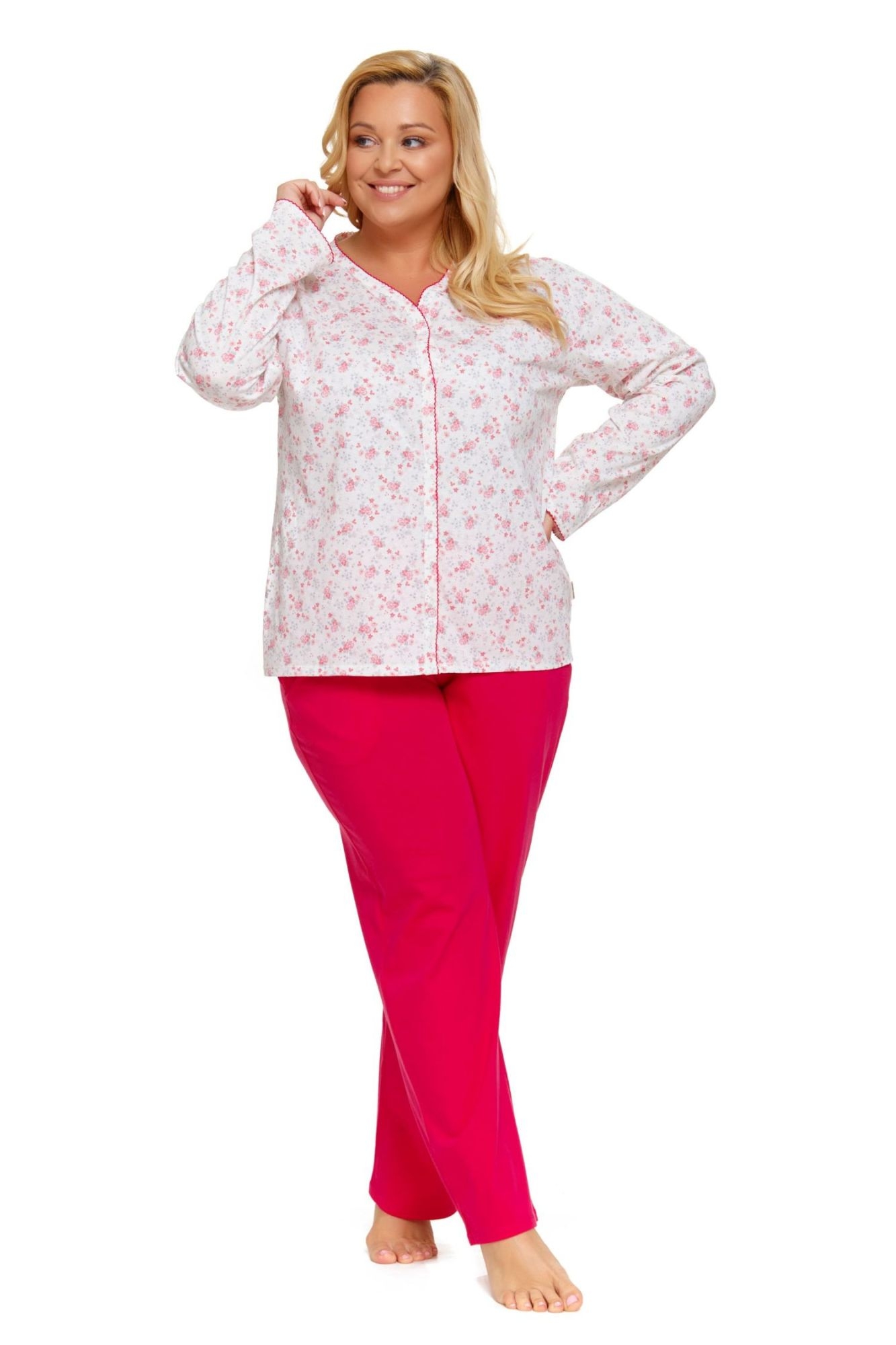 Piżama PM 5282 viva magenta plus