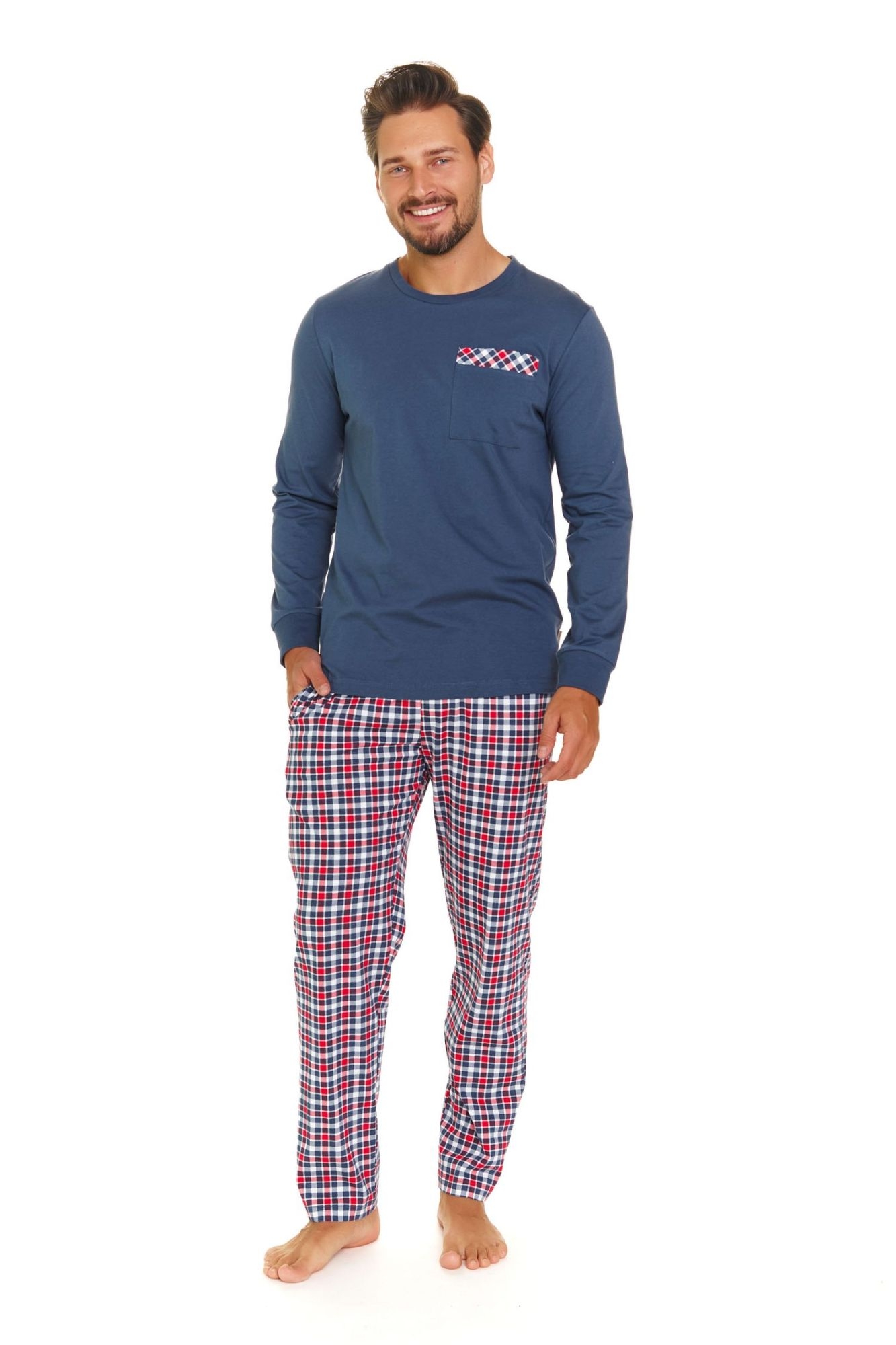 Piżama męska PMB 7147 deep blue