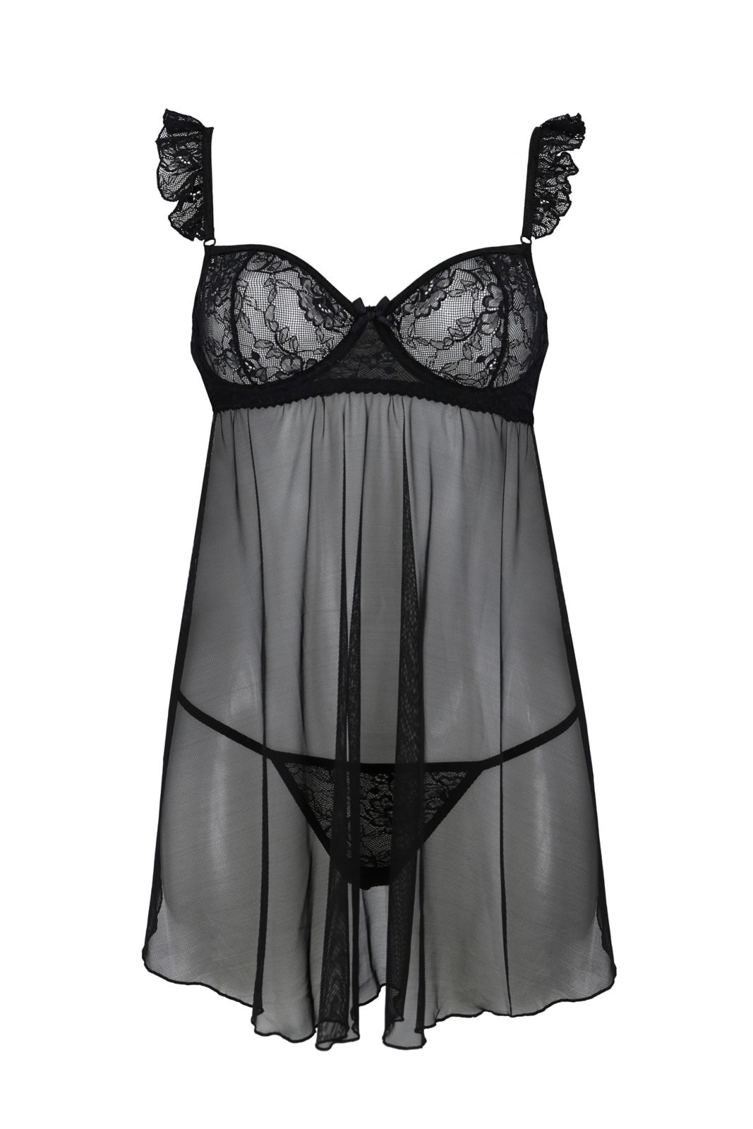 Koszulka nocna - MILAGROS CHEMISE black