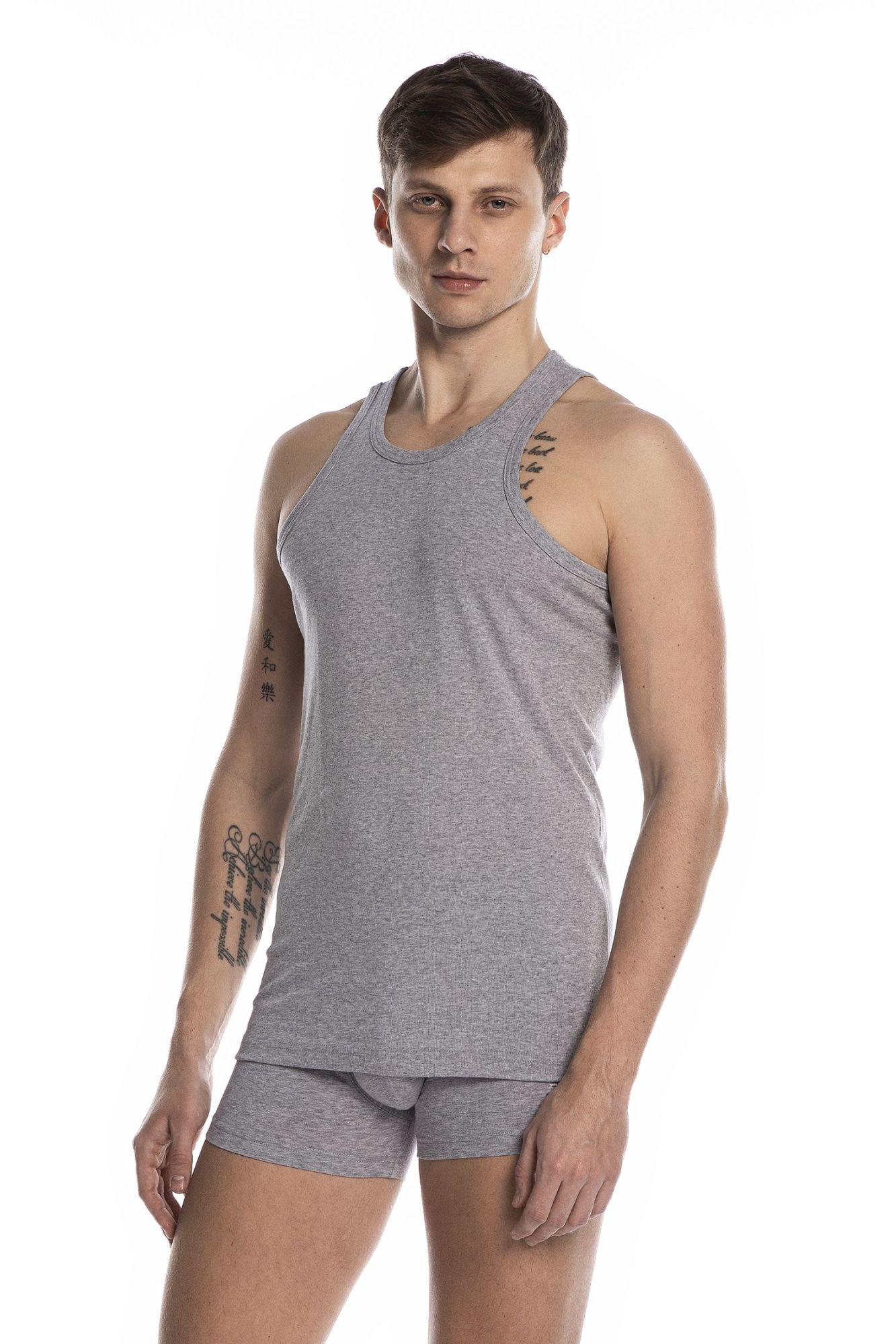 Koszulka tank top M 4002TT03 szara