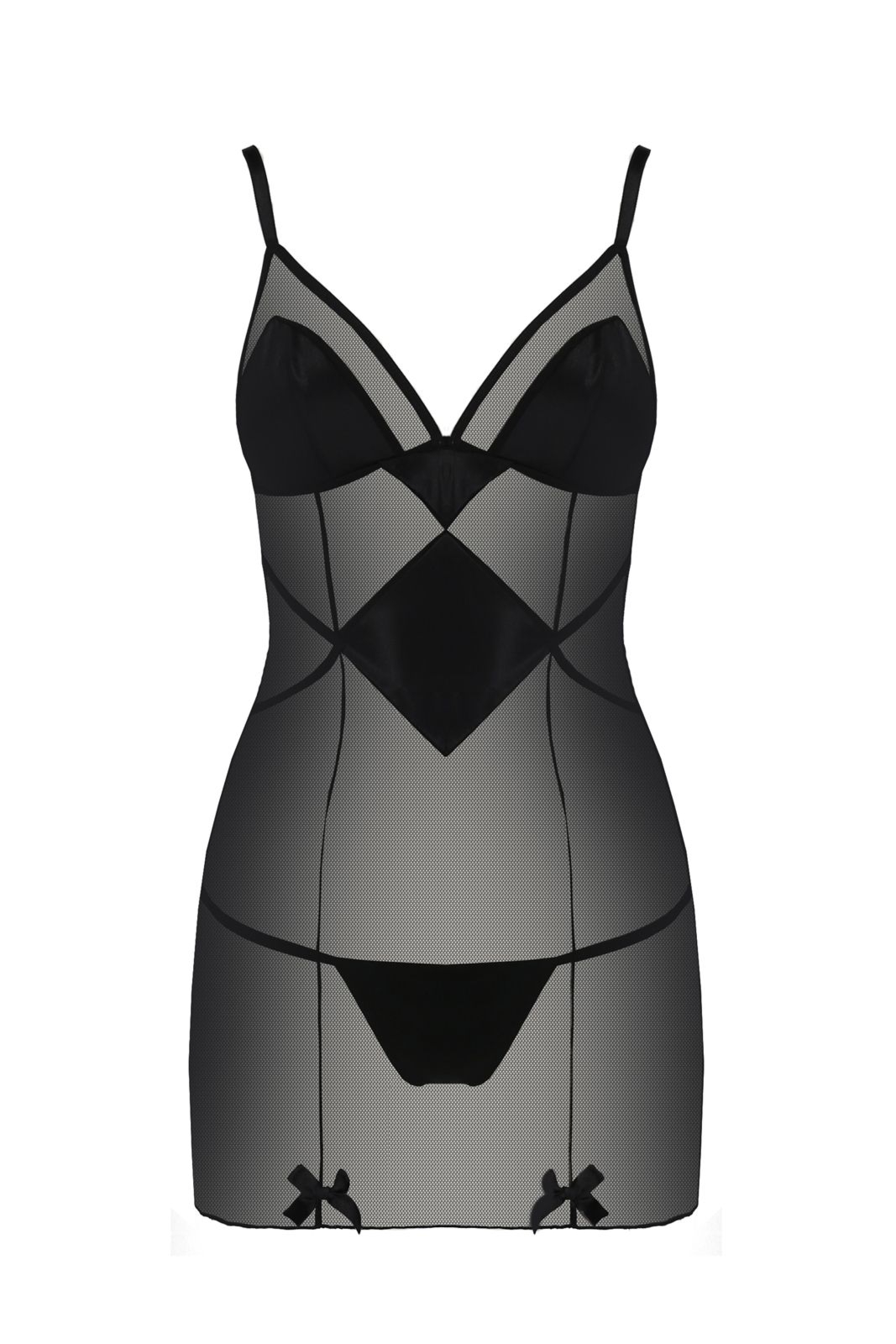 Koszulka damska - ANA CHEMISE black