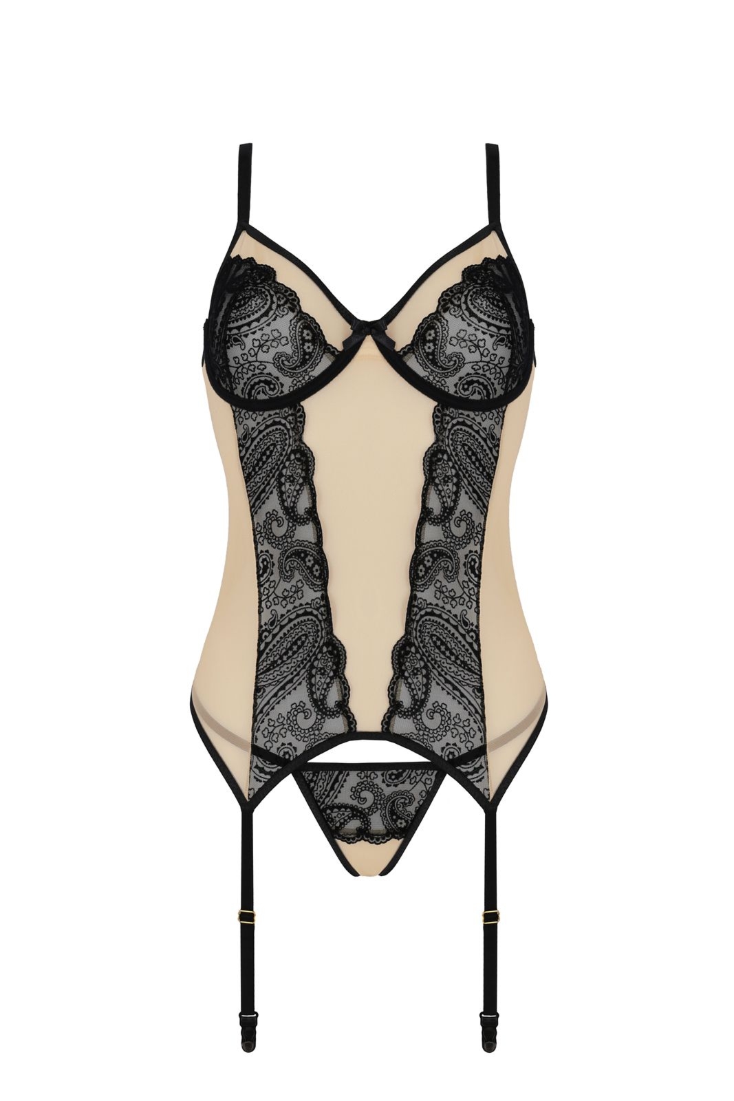 Top gorsetowy - DAISY CORSET beige