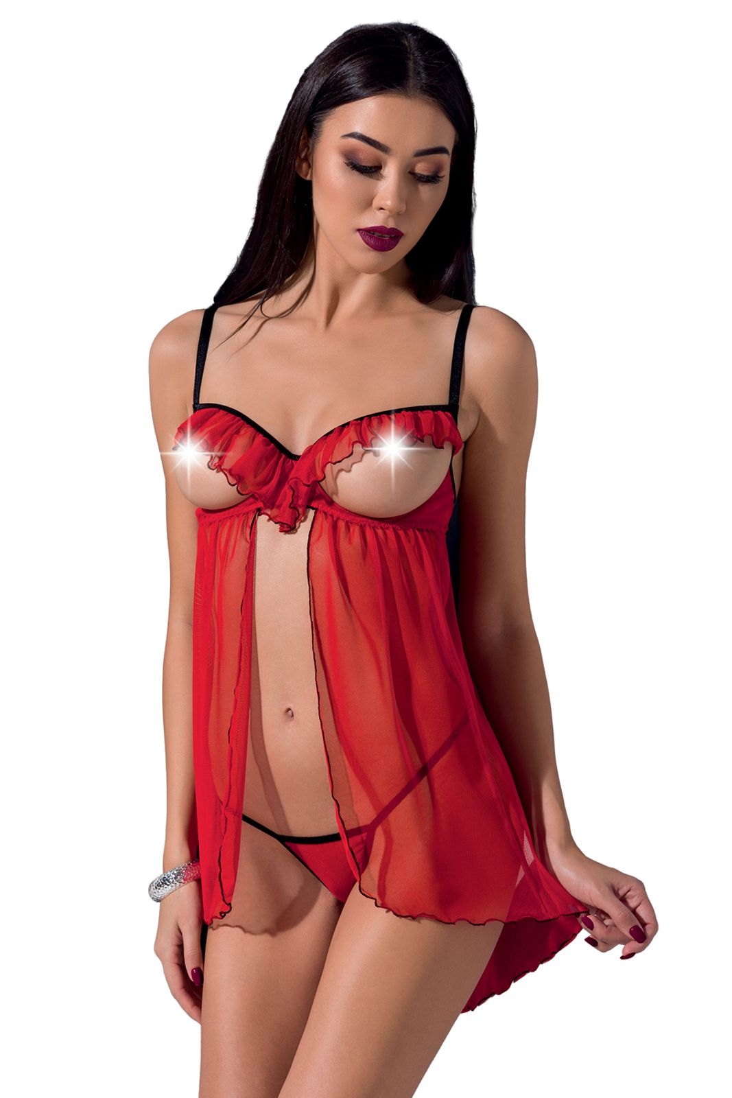 CHERRY CHEMISE red